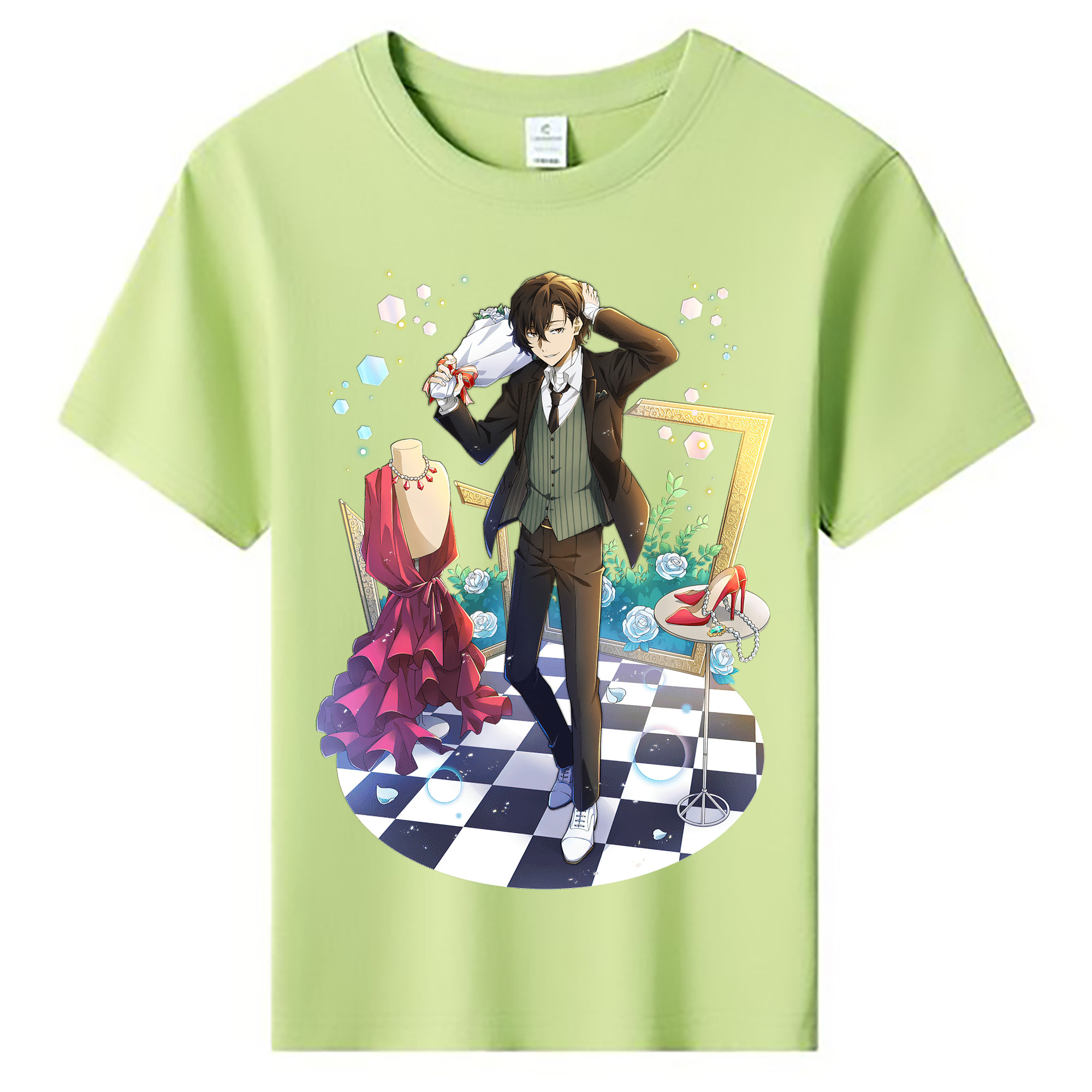 （画像用） 文豪ストレイドッグス Bungo Stray Dogs 綿100％キッズTシャツ（フロントプリント）